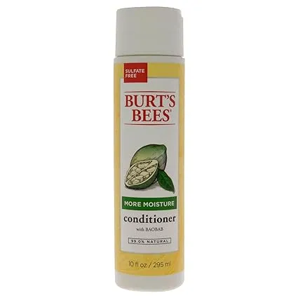 Burts Bees Conditioner, More Moisture, with Baobab - 10 fl oz