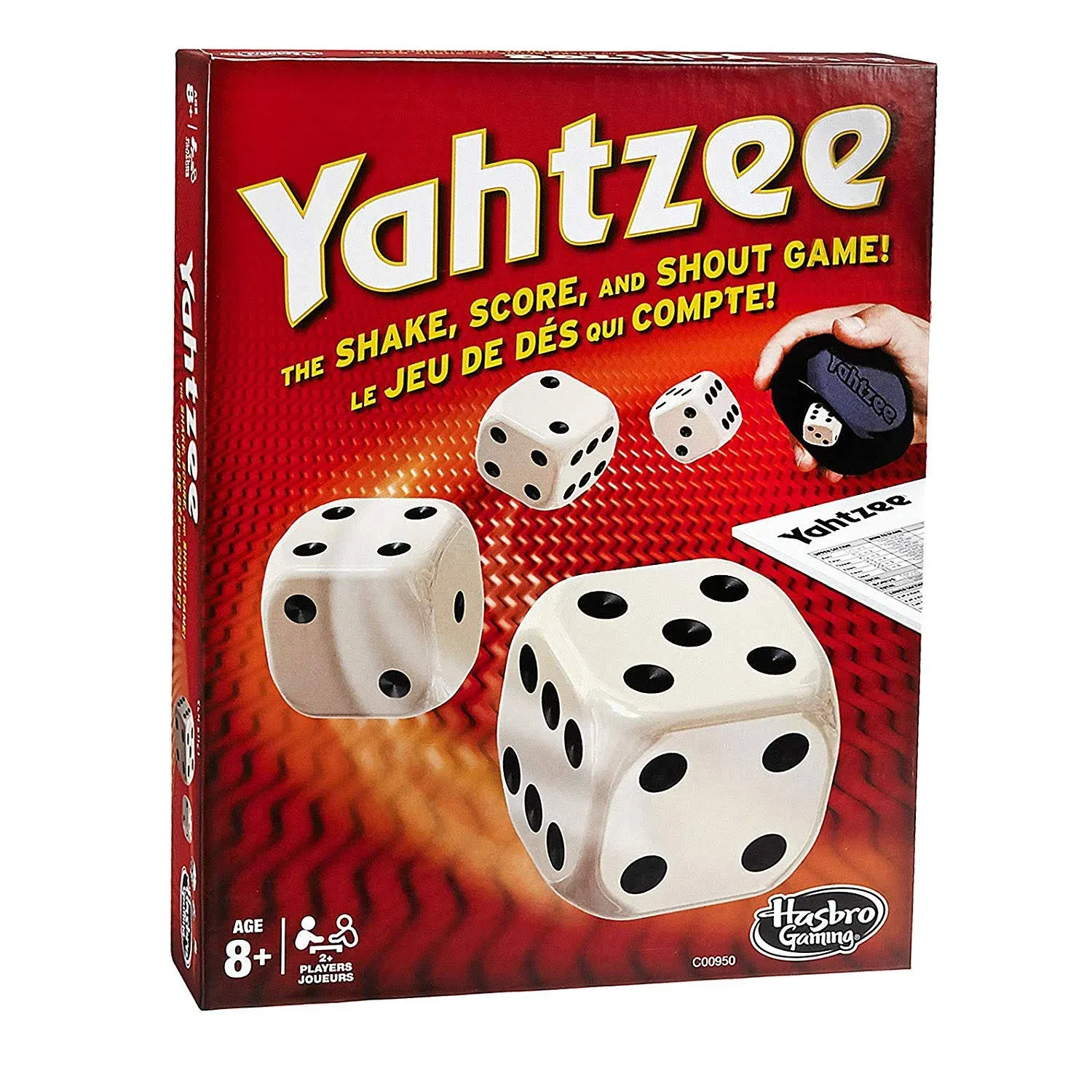 Hasbro Yahtzee Classic - the Shake, Score, and Shout Game