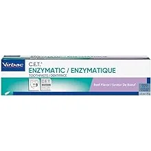 CET Virbac Plaque Tartar Control Enzymatic Dog and Cat Toothpaste, 2.5 oz, BeefCET Virbac Plaque Tartar Control Enzymatic Dog and…