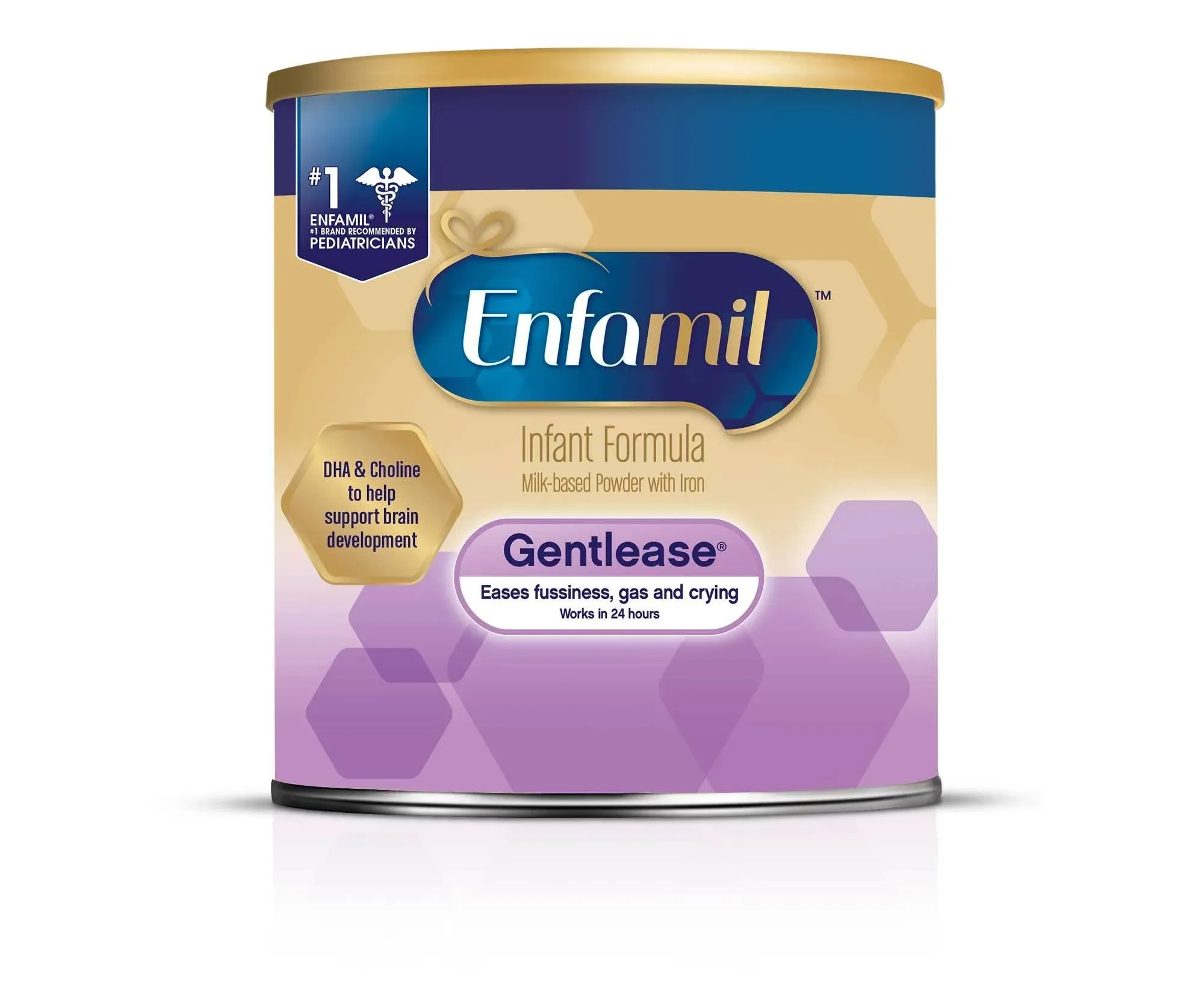 Enfamil Infant Formula, Milk-based Powder with Iron, Gentlease - 19.9 oz