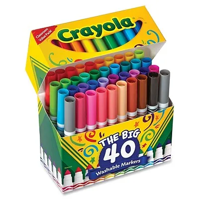 Crayola Ultra-Clean Washable Broad Line Markers