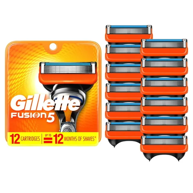 Gillette 30552 Fusion Manual Refill Cartridges - 12 ct