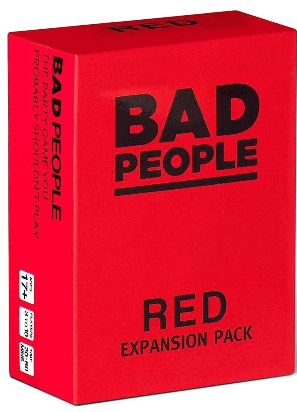 BAD PEOPLE - RED - Expansion Pack (100 NEW Question Cards) -The Party Game *NEW