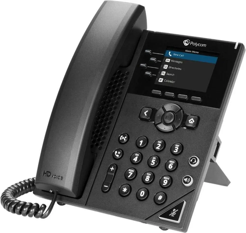 Polycom OBI Edition VVX 250 4-Line Desktop IP Phone (2200-48822-025) Power Supply Not Included