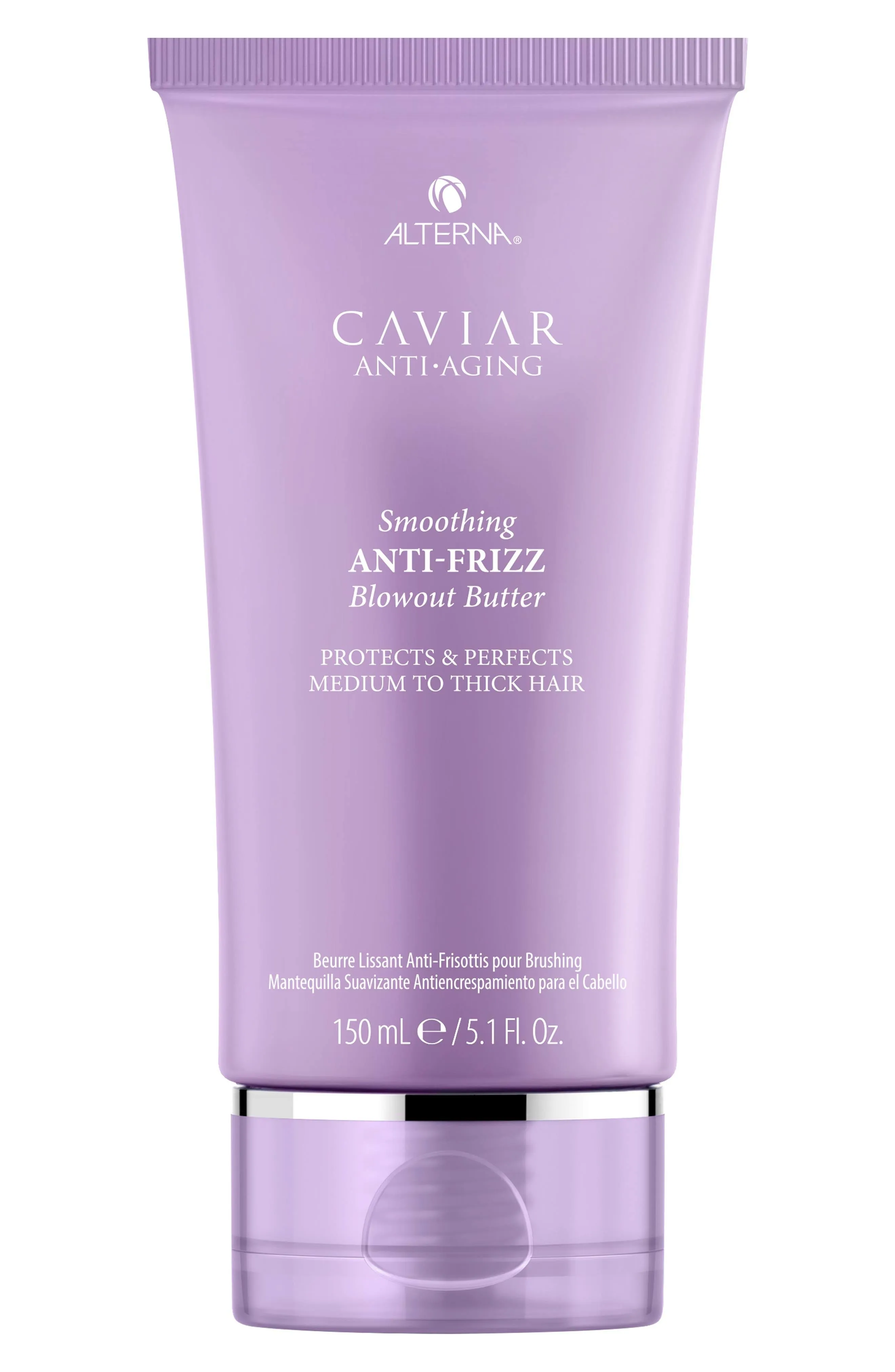 Alterna Caviar Anti-Aging Smoothing Anti-Frizz Blowout Butter, | Protects Hair from Heat Styling and Humidity | Sulfate Free , 5.07 Fl Oz (Pack of 1)