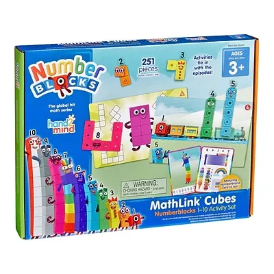 hand2mind Numberblocks 1–10 Activity Set with MathLink Cubes