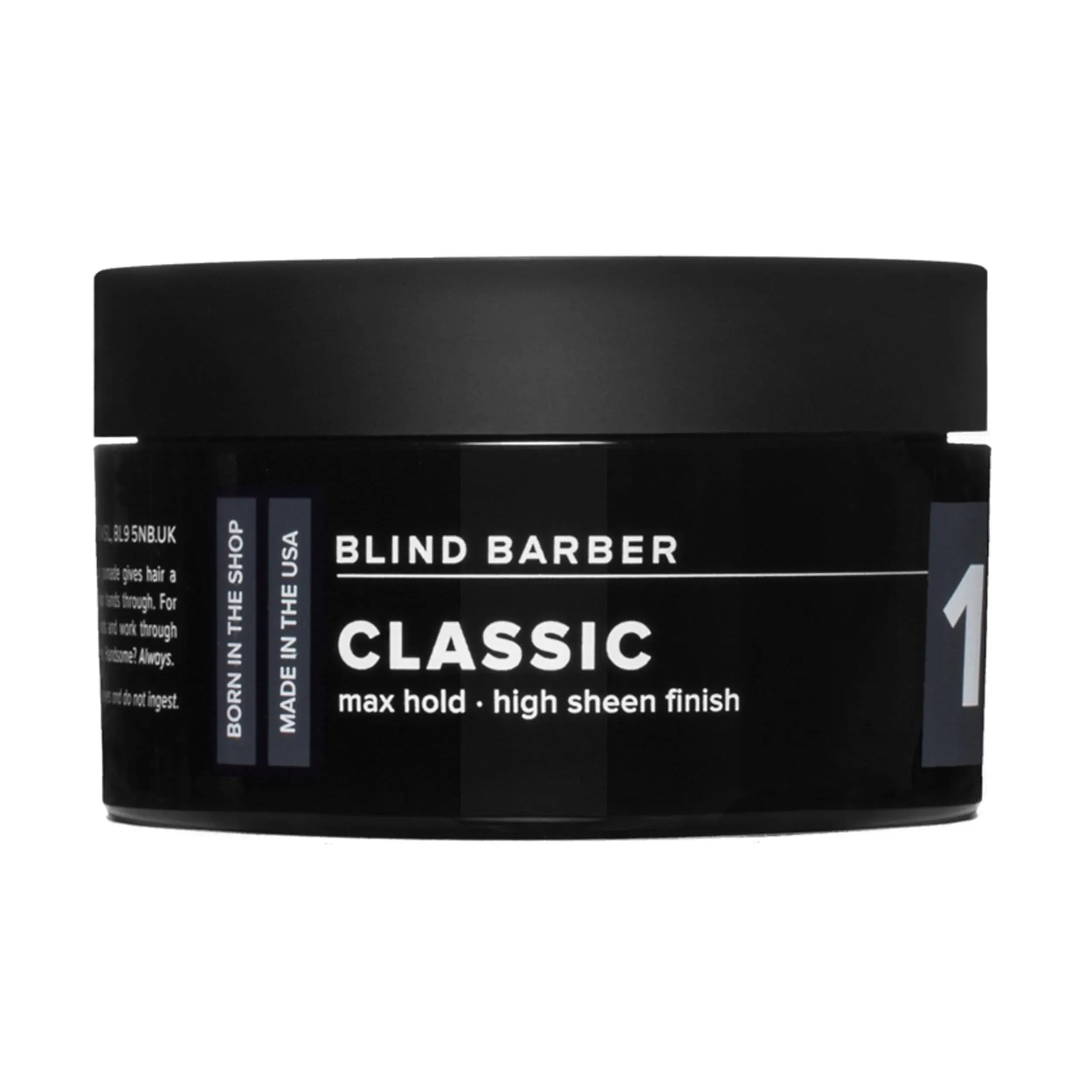 Blind Barber 101 Proof Max Hold Classic Pomade - High Sheen Finish