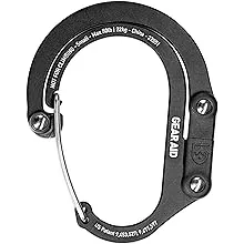 GEAR AID HEROCLIP (Small) Carabiner Gear Clip and Hook, for Hanging Bags, Purses, Lanterns, Strollers, Tools, Helmets, Water Bottles, and More