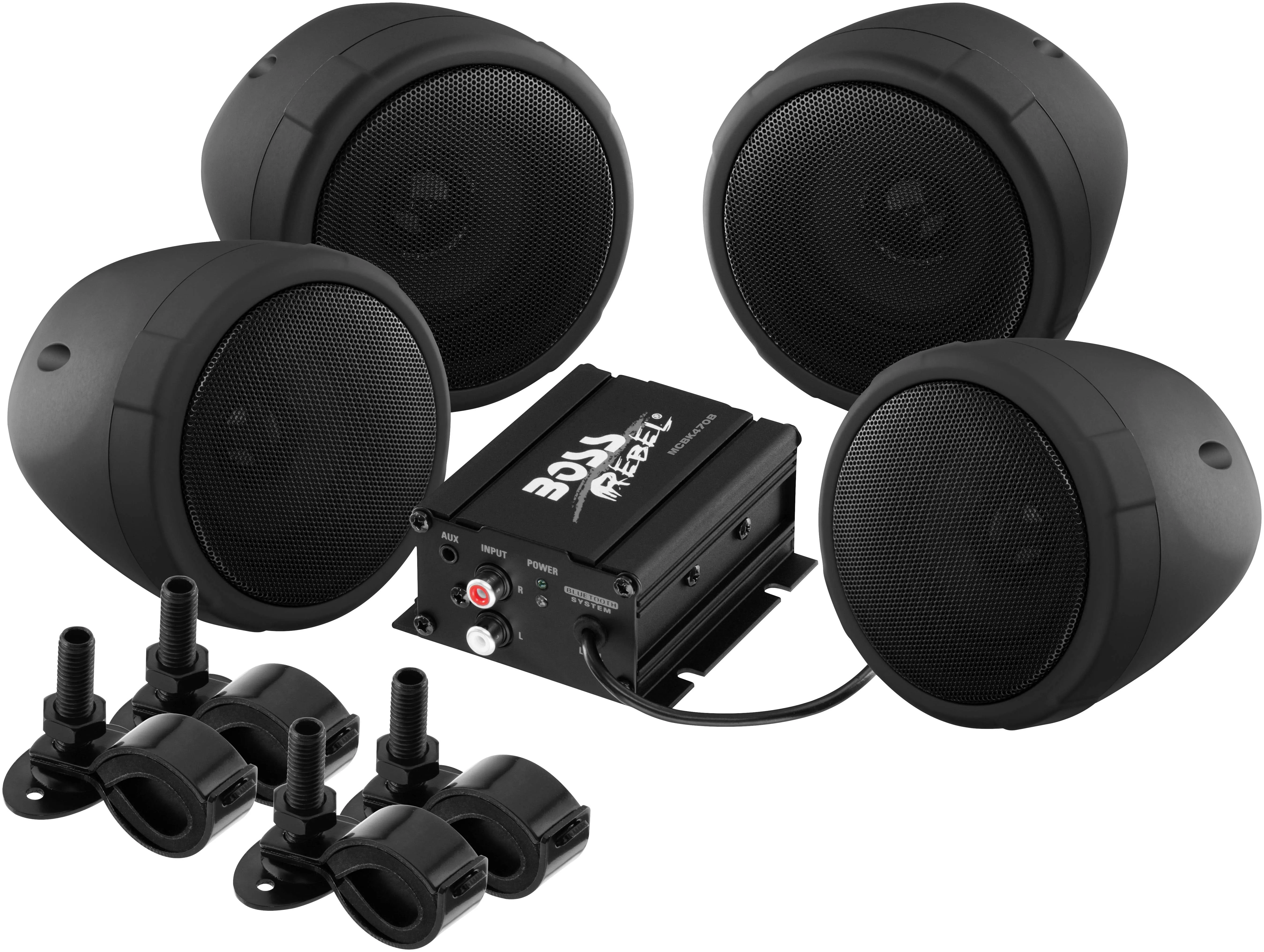 Boss Audio Systems Mcbk470b Motorcycle Bluetooth Speaker System