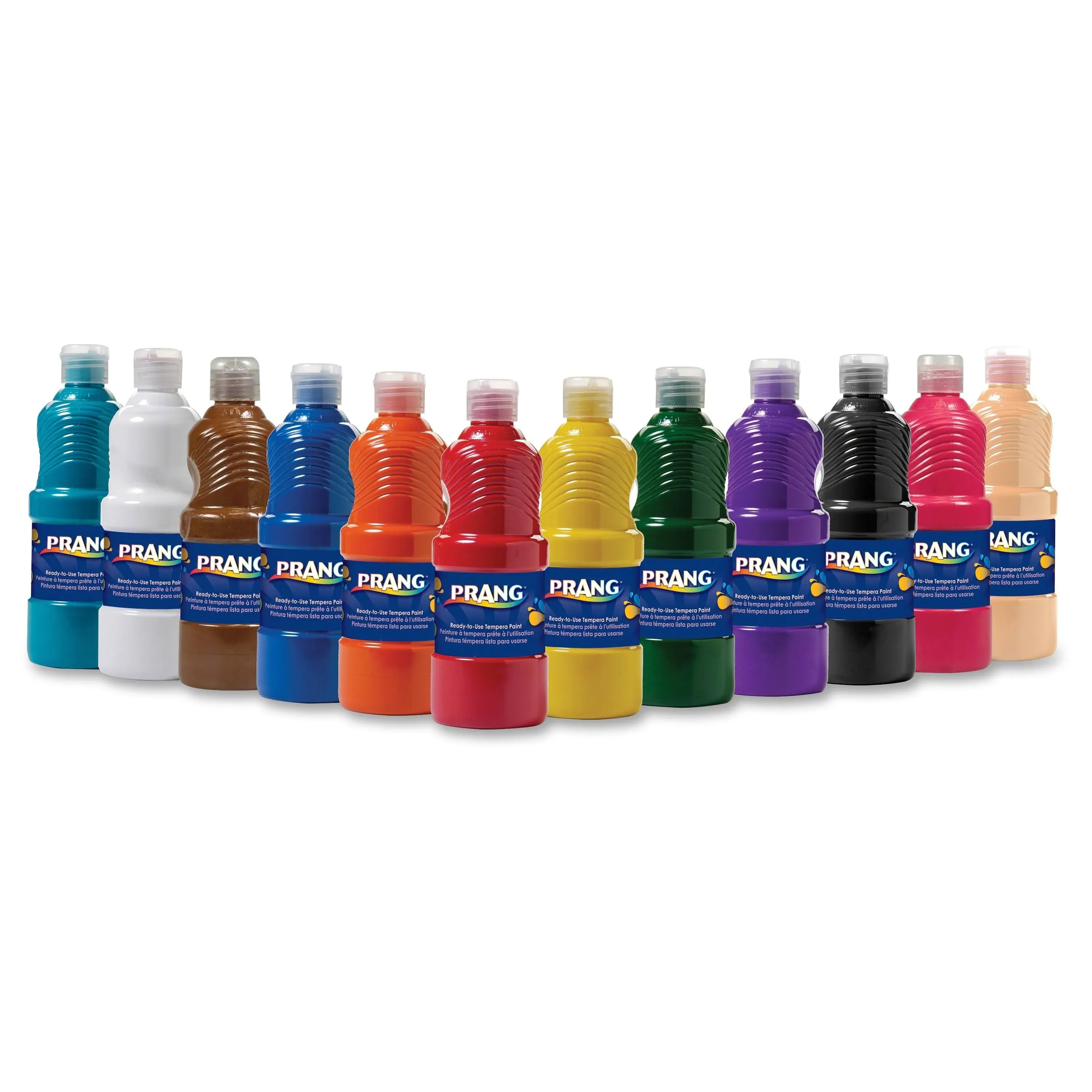 Prang Washable Paint Assorted 16 oz 12 per Set