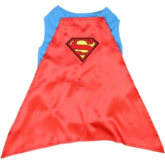 DC Comics Superman Superhero Halloween Pet Costume for Dogs or Cats (Medium) Black