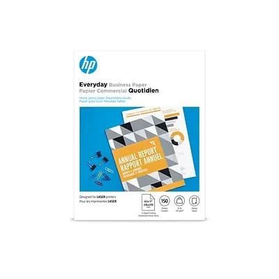 HP Everyday Business Paper, 32 lb, 8.5 x 11, Glossy White, 150/Pack