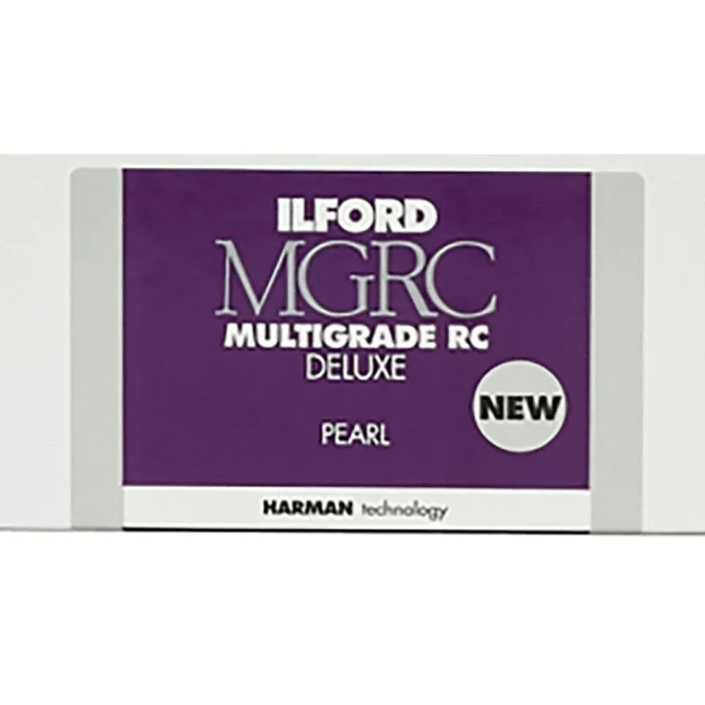 Ilford Multigrade V RC Deluxe Pearl Black  White Photo Paper, 8x10&#034;, 25 Sheets