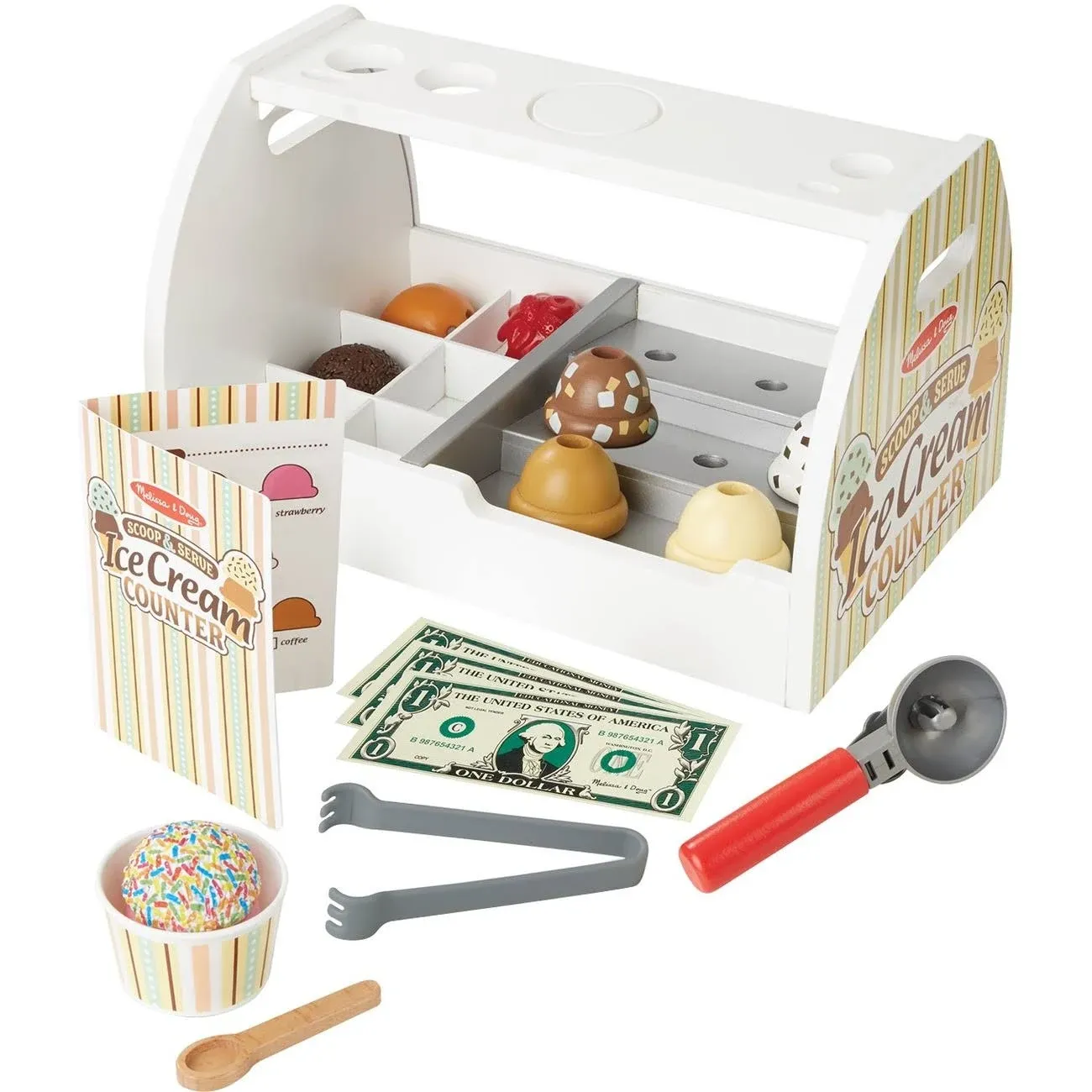 Melissa & Doug Scoop & Serve Ice Cream Counter