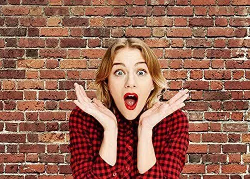 7x5ft Red Brick Wall Backdrop Brick Photography Backdrop Baby Birthday