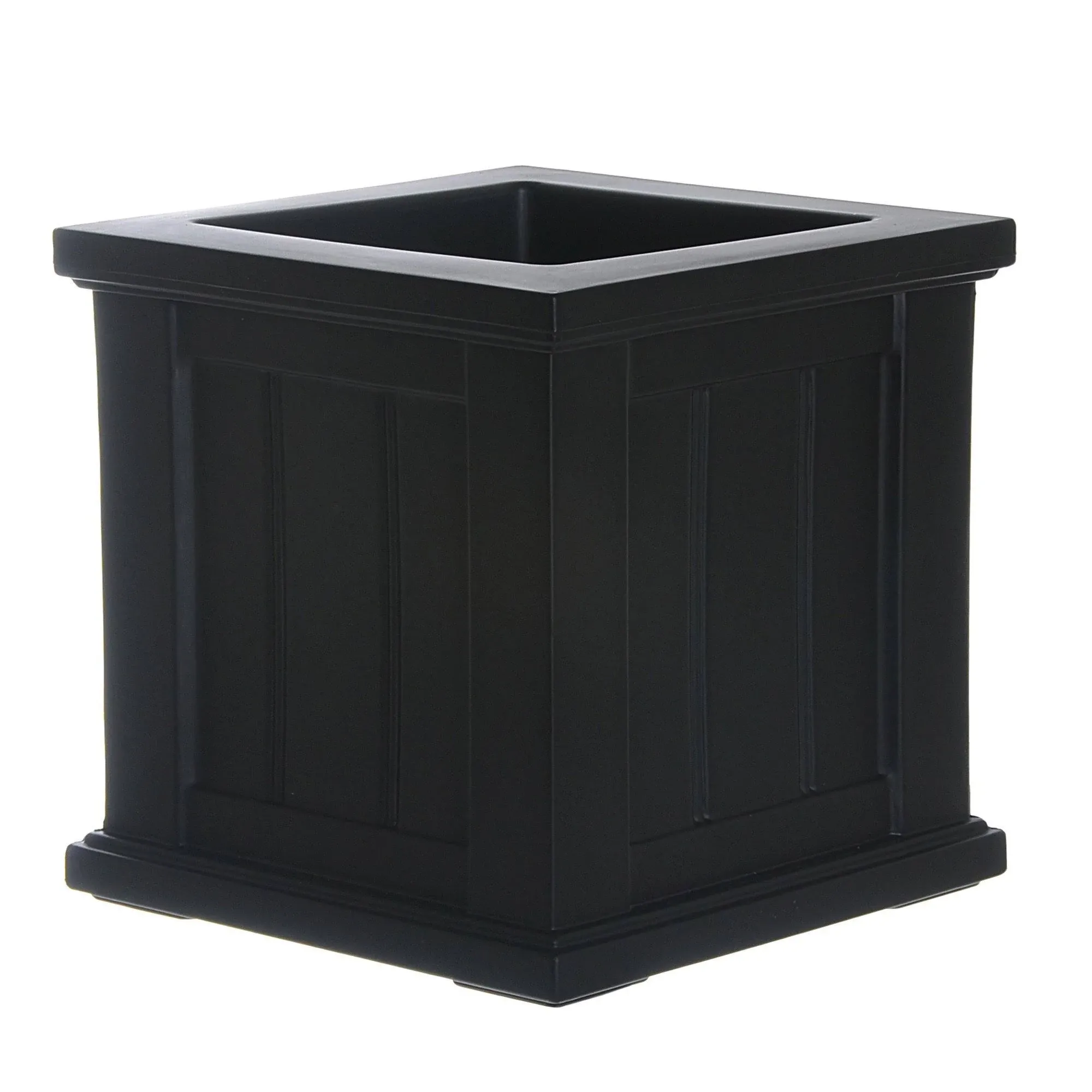 Mayne 4836B Planter, 14 -Inch, Black