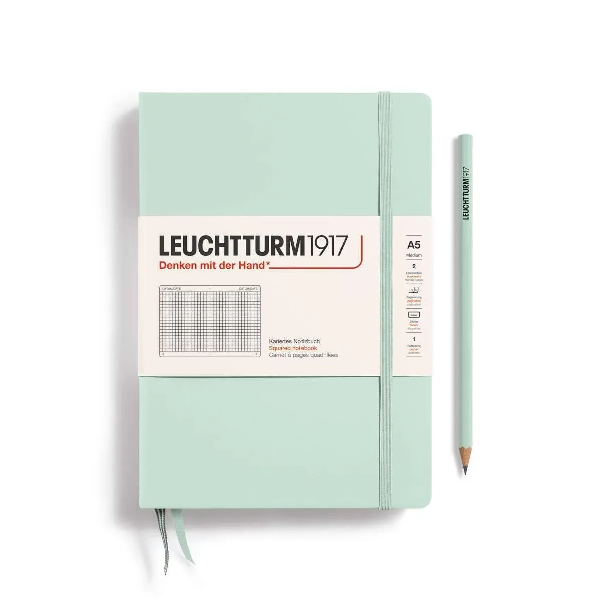 Leuchtturm 1917 Hardcover Notebook - Mint Green