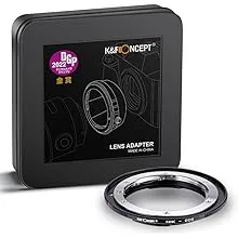 K&F CONCEPT Lens Mount Adapter Compatible for Nikon Nikkor F/AF AI AI-S Lens to Canon EOS EF EF-S Mount CamerasK&F CONCEPT Lens Mount Adapter Compatible for Nik…