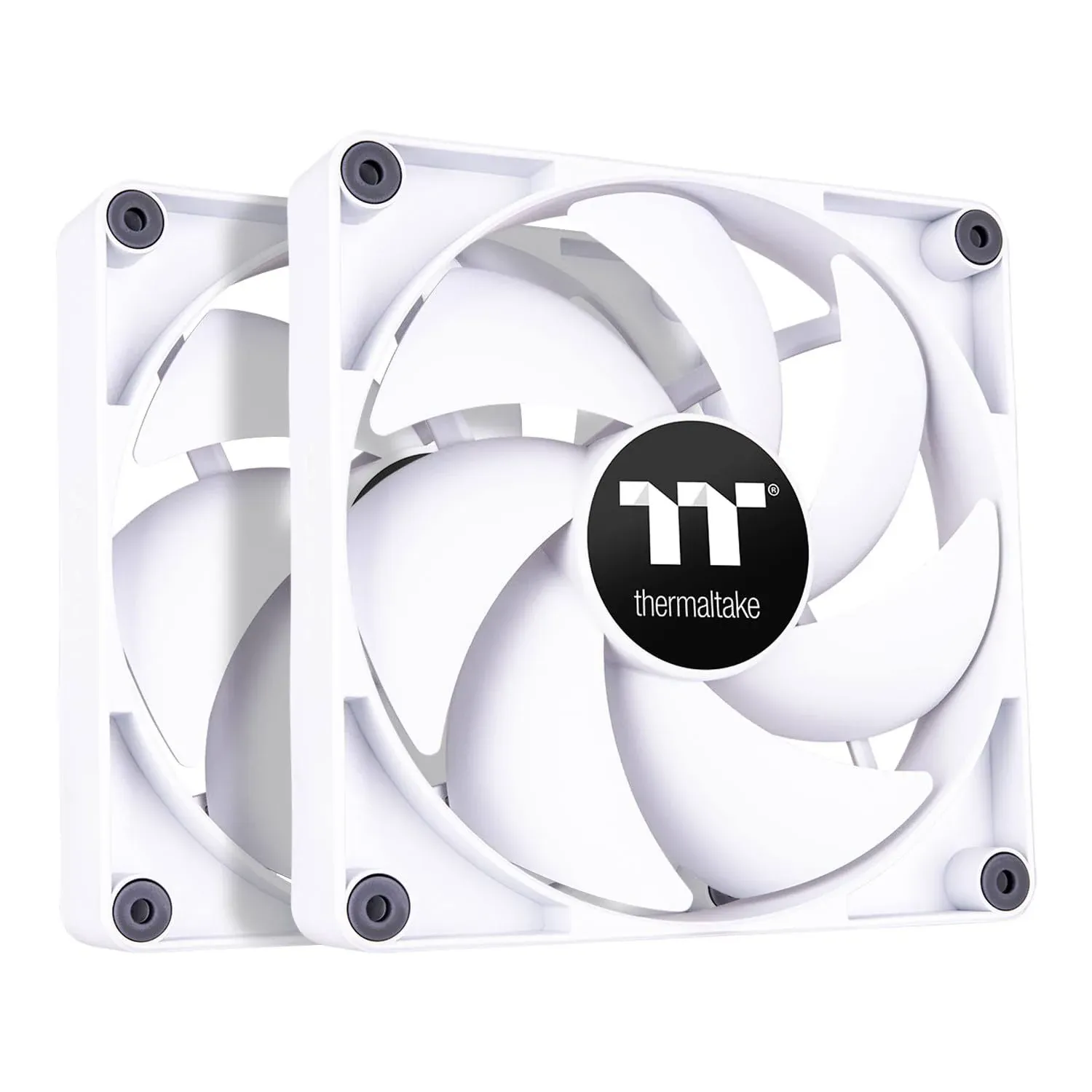 Thermaltake CT120 PC Cooling Fan 2 Pack, White