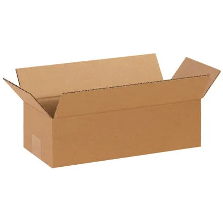 Aviditi 14 x 6 x 4 Corrugated Cardboard Boxes, Long 14&#034;L x 6&#034;W x 4&#034;H, Pack of...