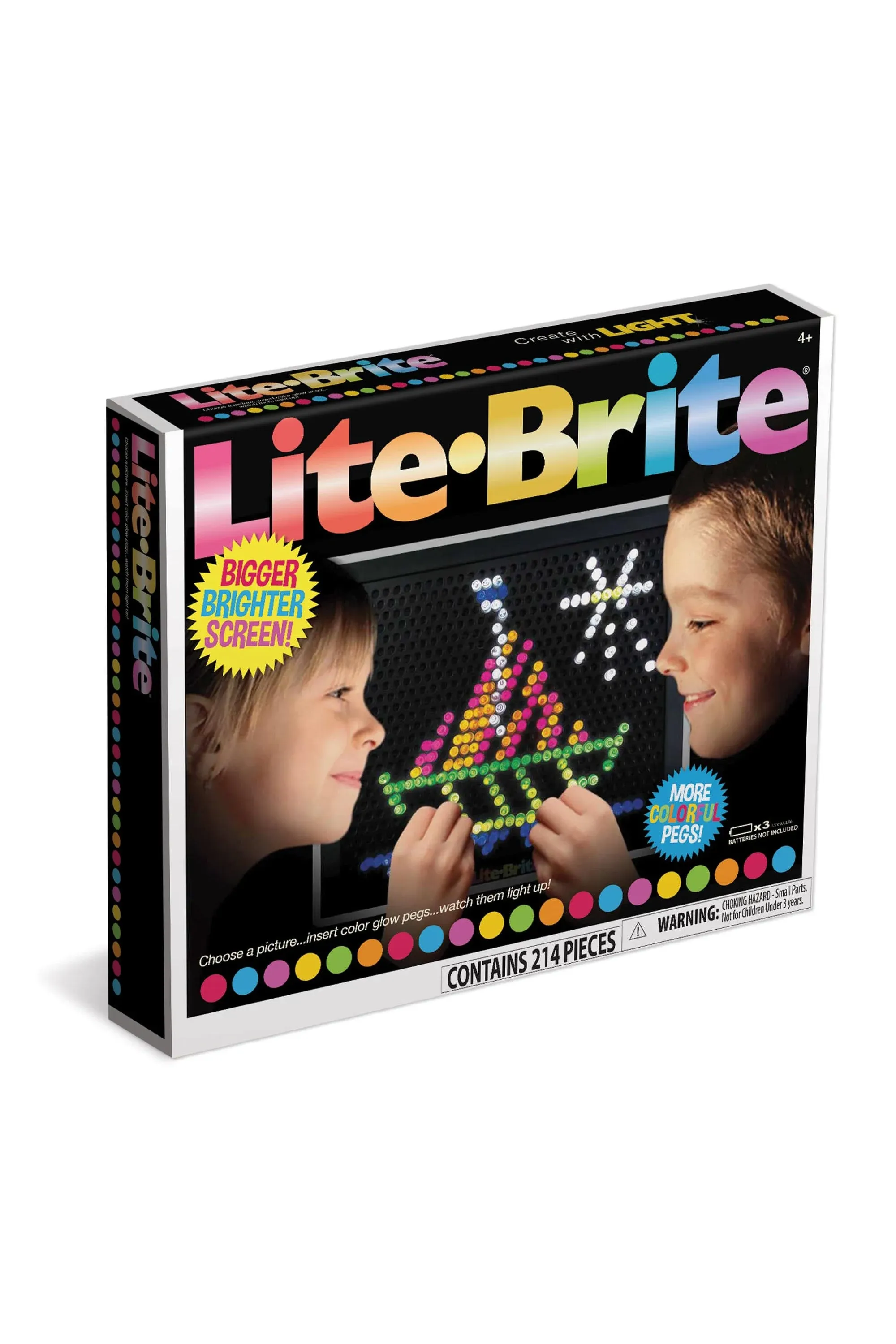 Lite Brite Magic Screen Retro Style Light Up Art Set