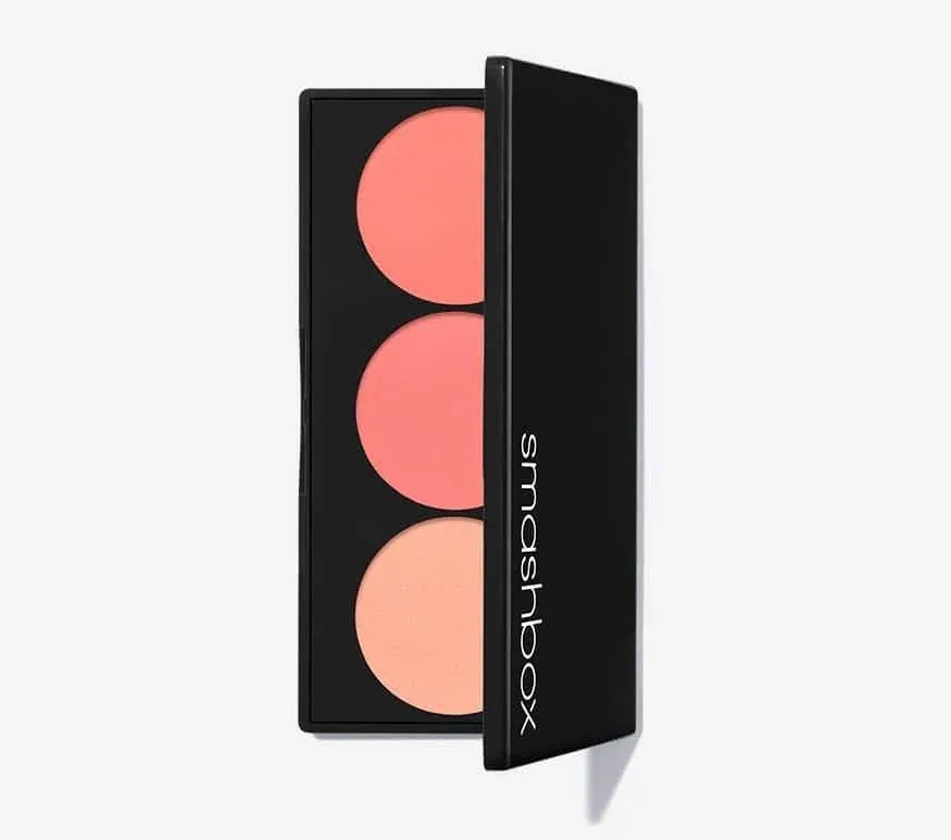 SMASHBOX L.A. LIGHTS BLUSH &amp; HIGHLIGHT PALETTE CULVER CITY CORAL NEW DAMAGE BOX