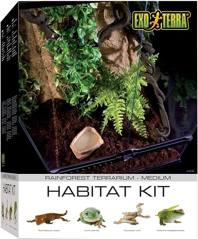 Exo Terra Rainforest Habitat Kit Medium Pt2662 015561226622