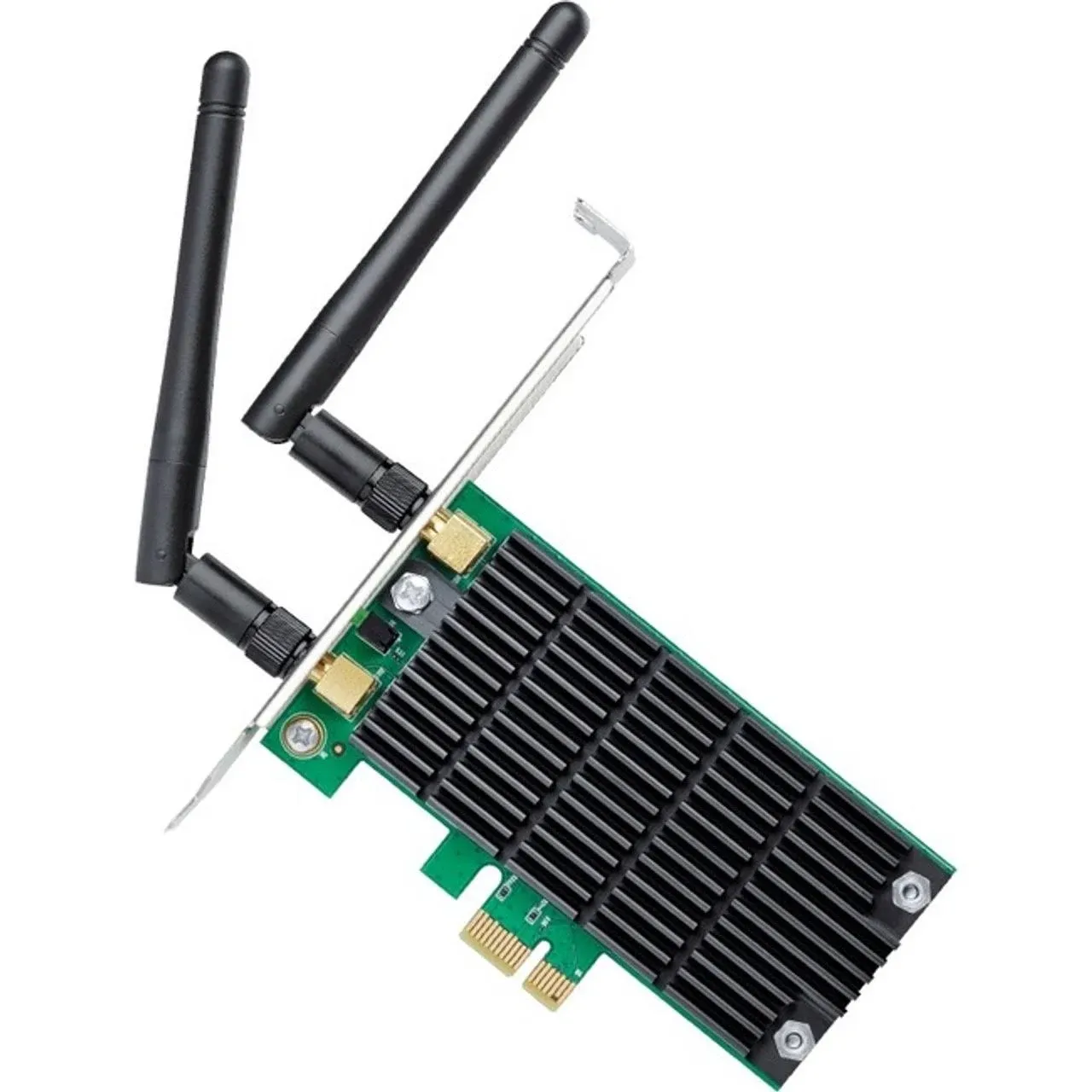 TP-Link AC1200 PCIe WiFi Card(Archer T4E)- 2.4G/5G Dual Band Wireless PCI Express Adapter, Low Profile, Long Range Beamforming, Heat Sink Technology, Supports Windows 11/10/8.1/8/7/XP