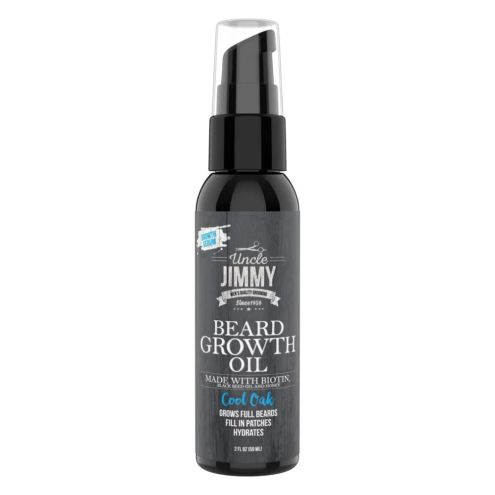 Uncle Jimmy Beard Growth Oil - 2 fl oz