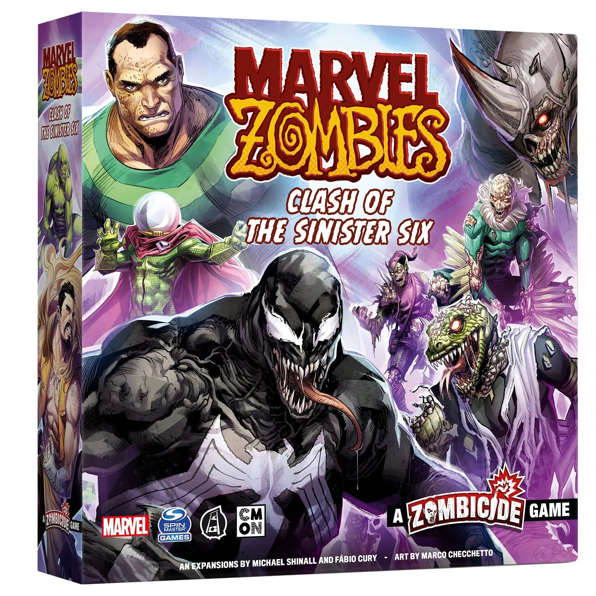 Marvel Zombies Clash of The Sinister Six Expansion - Strategy Board Game, Cooperative Game for Kids and Adults, Zombie Board Game, Ages 14+, 1-6 Players, 90 Minute Playtime, Made by CMONMarvel Zombies Clash of The Sinister Six Expansion - Strat…