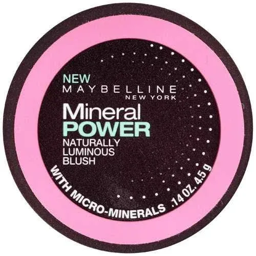 Maybelline New York Mineral Power Naturally Luminous Blush, Gentle Pink - 0.14 oz