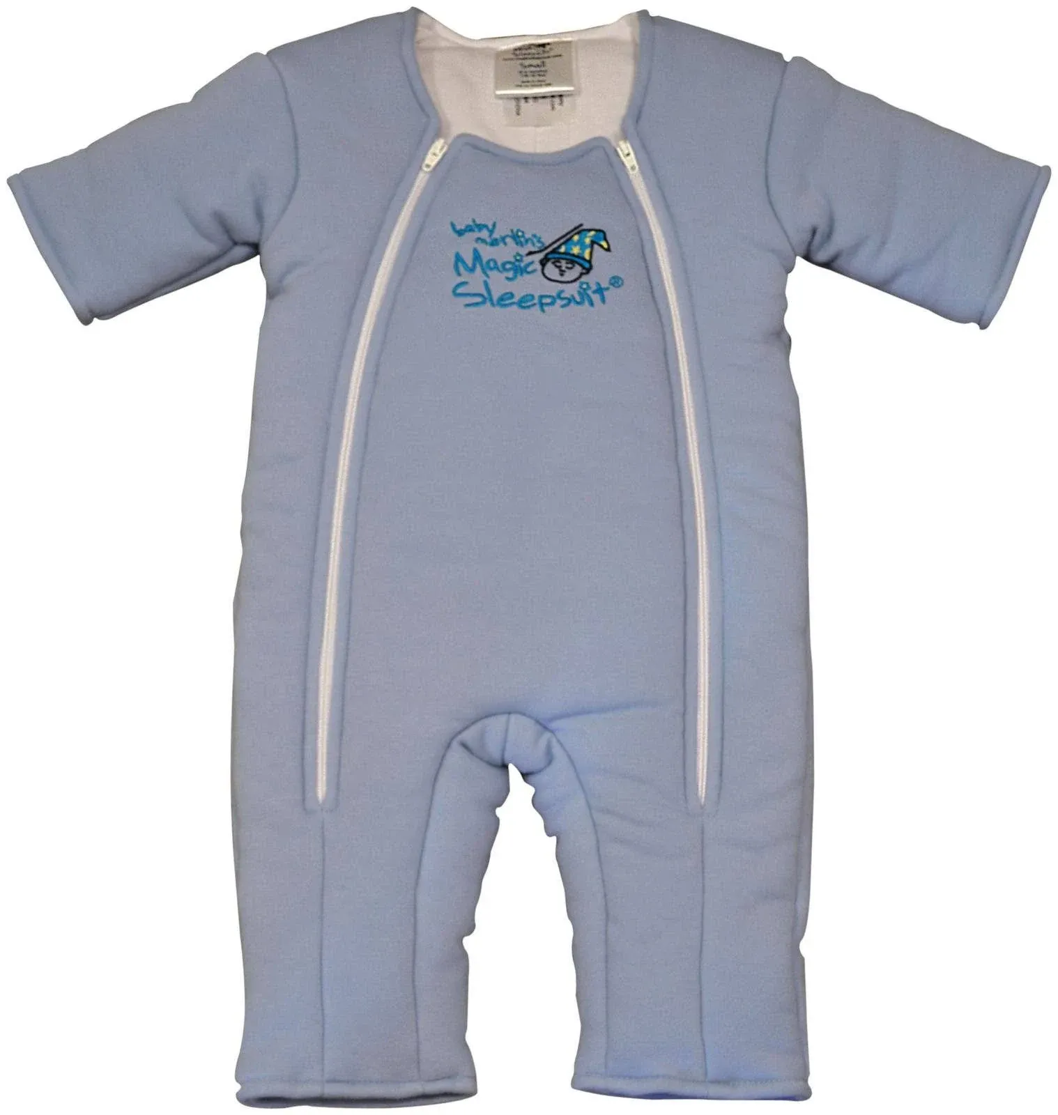 Baby Merlin's Magic Sleepsuit - Swaddle Transition Product - Microfleece - Blue - 6-9 Months