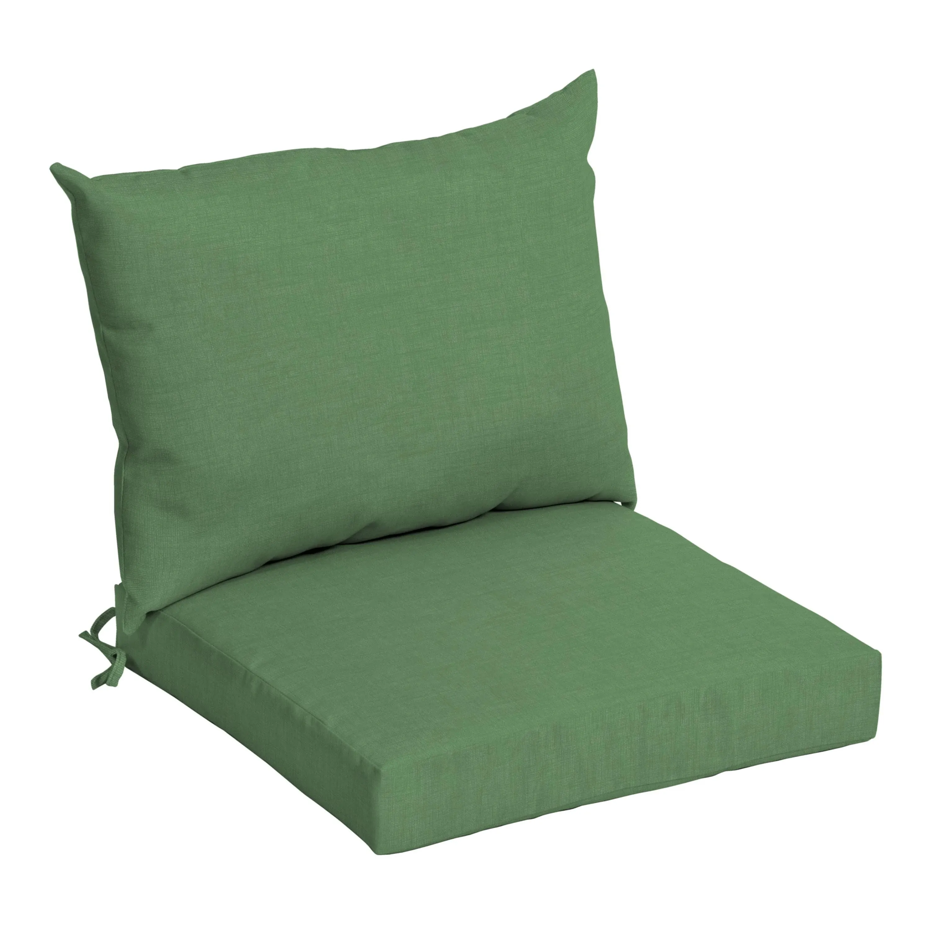 Arden Selections Leala Texture Outdoor Dining Chair Cushion Set Aqua