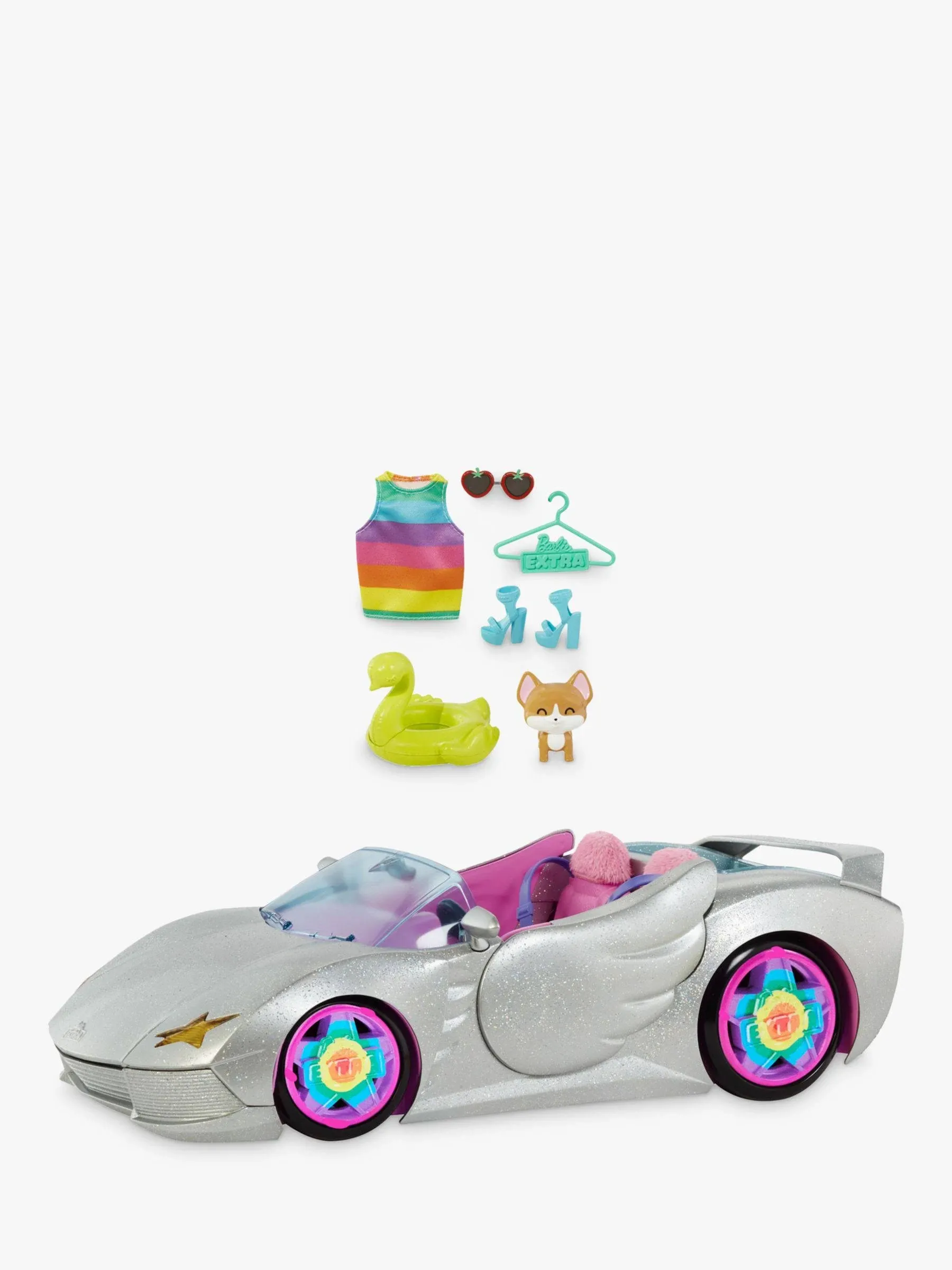 7-Piece Barbie® Extra Vehicle Play Set HDJ47