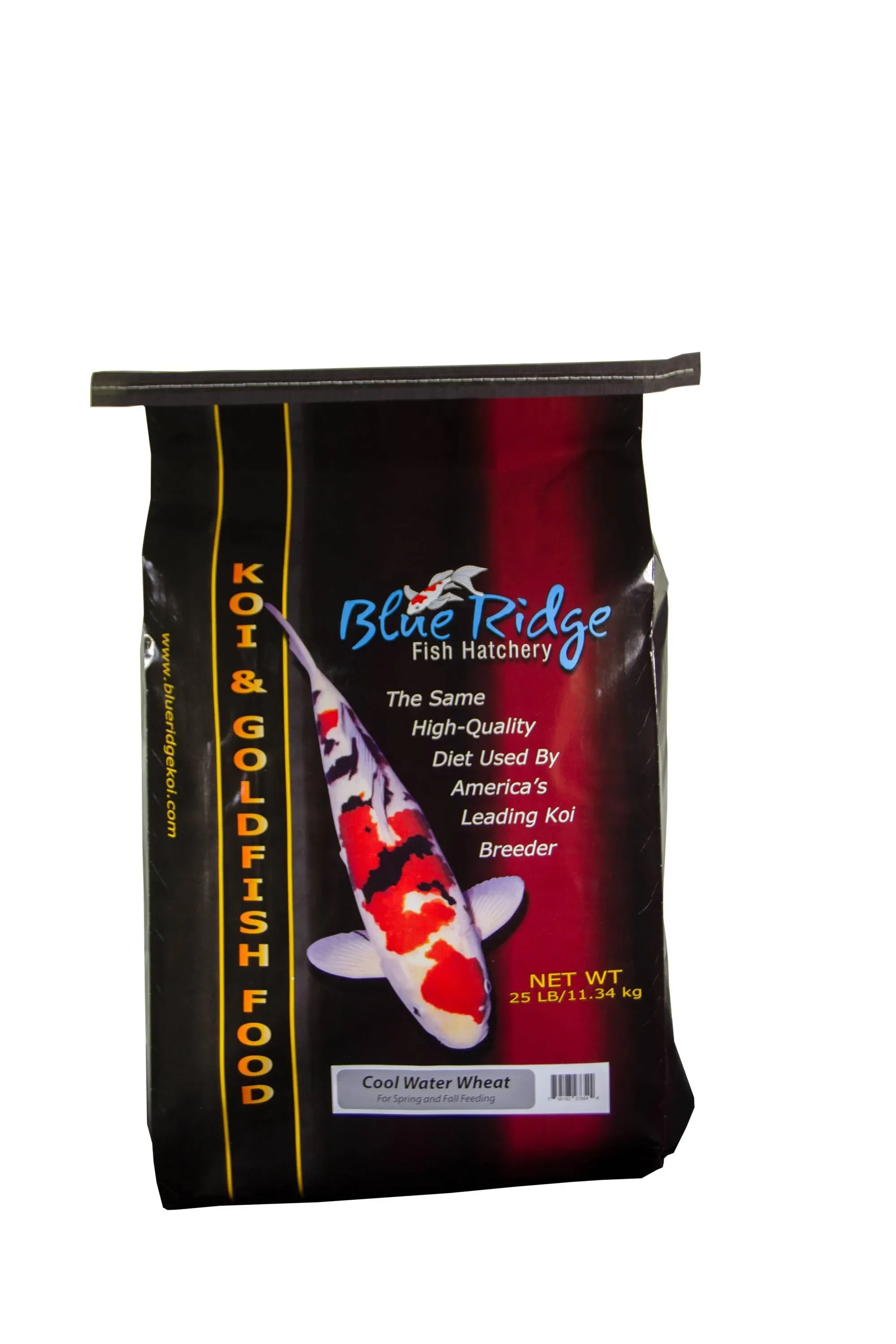 Blue Ridge - Alimento para peces [2 lb], fórmula de trigo de agua fría flotante de 3/16 pulgadas, pellet, koi y peces dorados