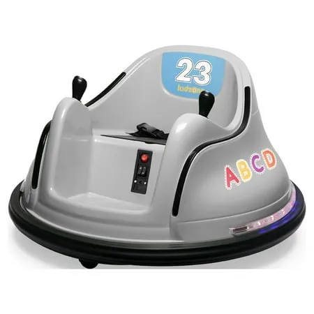 Kidzone 12V 2-Speeds Electric Ride on Bumper Car for Kids & Toddlers 1.5-5 Years ...