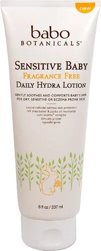 Babo Botanicals Fragrance Free Sensitive Baby Daily Hydra Lotion