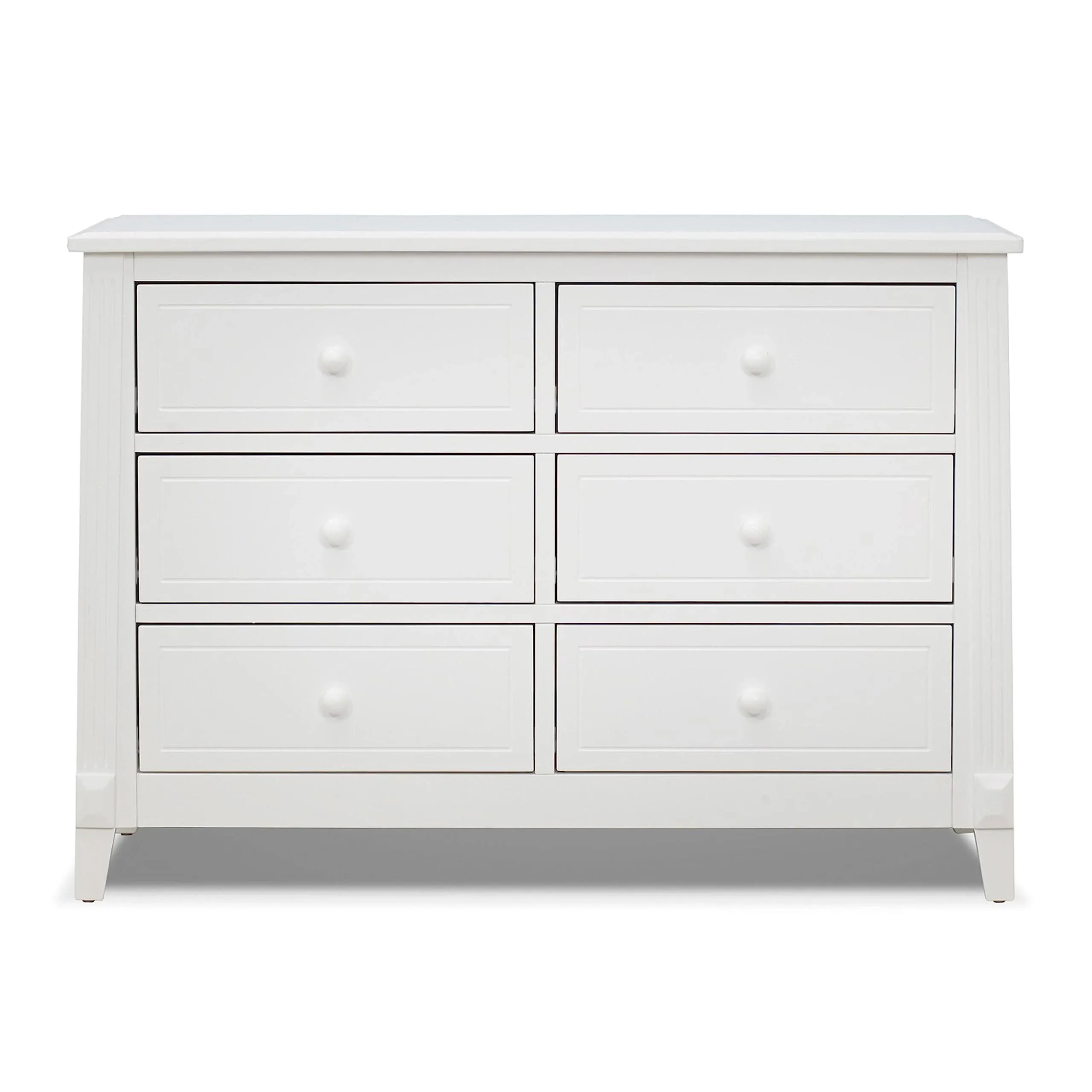 Sorelle Furniture Berkley Baby Dresser – Dresser for Nursery, Kids Bedroom Furniture, Dresser Drawers, Nightstand for Child’s Room with Drawers, Nursery Furniture for Infant-White