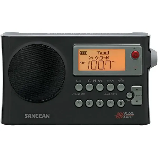 Sangean PR-D4W - AM/FM Weather Alert Portable Radio