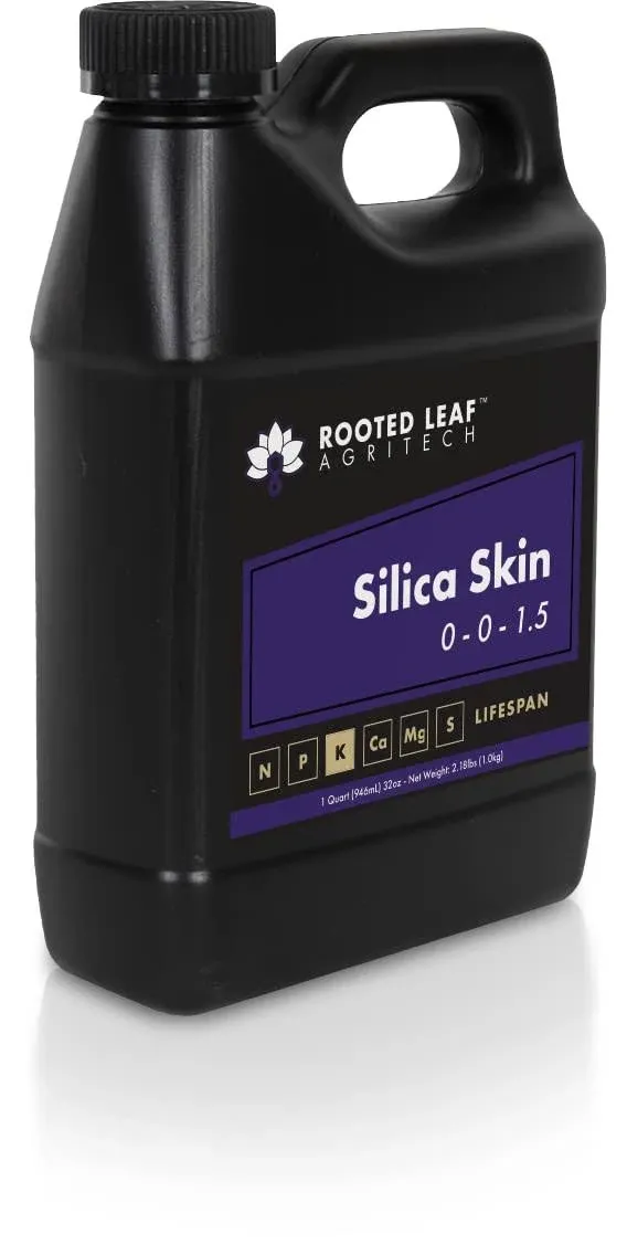 Rooted Leaf Agritech Silica Skin - Silica Fertilizer from Natural Sand (Quart)