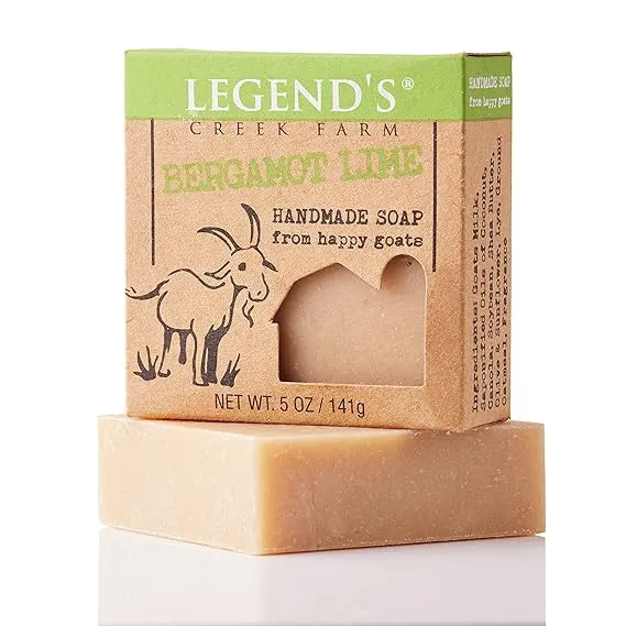 Legend's Creek Farm Goat Milk Soap Moisturizing Cleansing Bar for Hands and Body ...