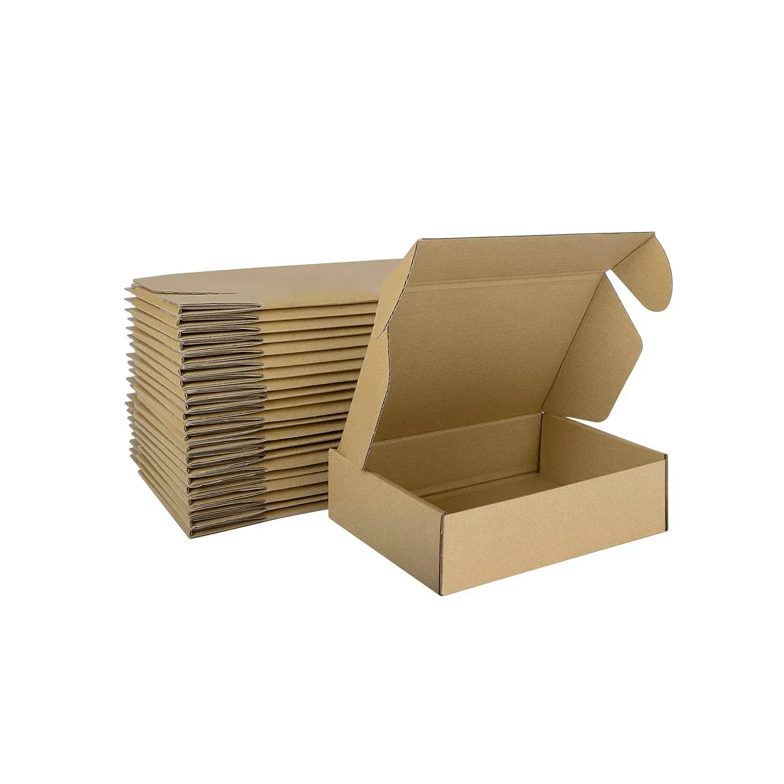 Mebrudy 7X5x2 Inches Shipping Boxes Pack Of 25 Small Corrugated Cardboard Box F