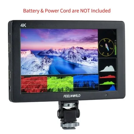 Feelworld T7 Plus 7 inch Camera Field Monitor 4K HDMI 3D LUT Full HD 1920x1200 LCD Aluminum Housing