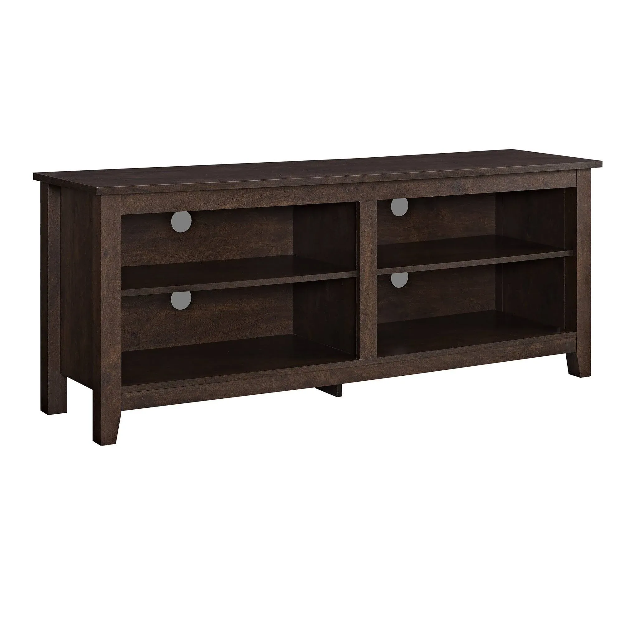 Walker Edison 4-shelf Media Console, Black