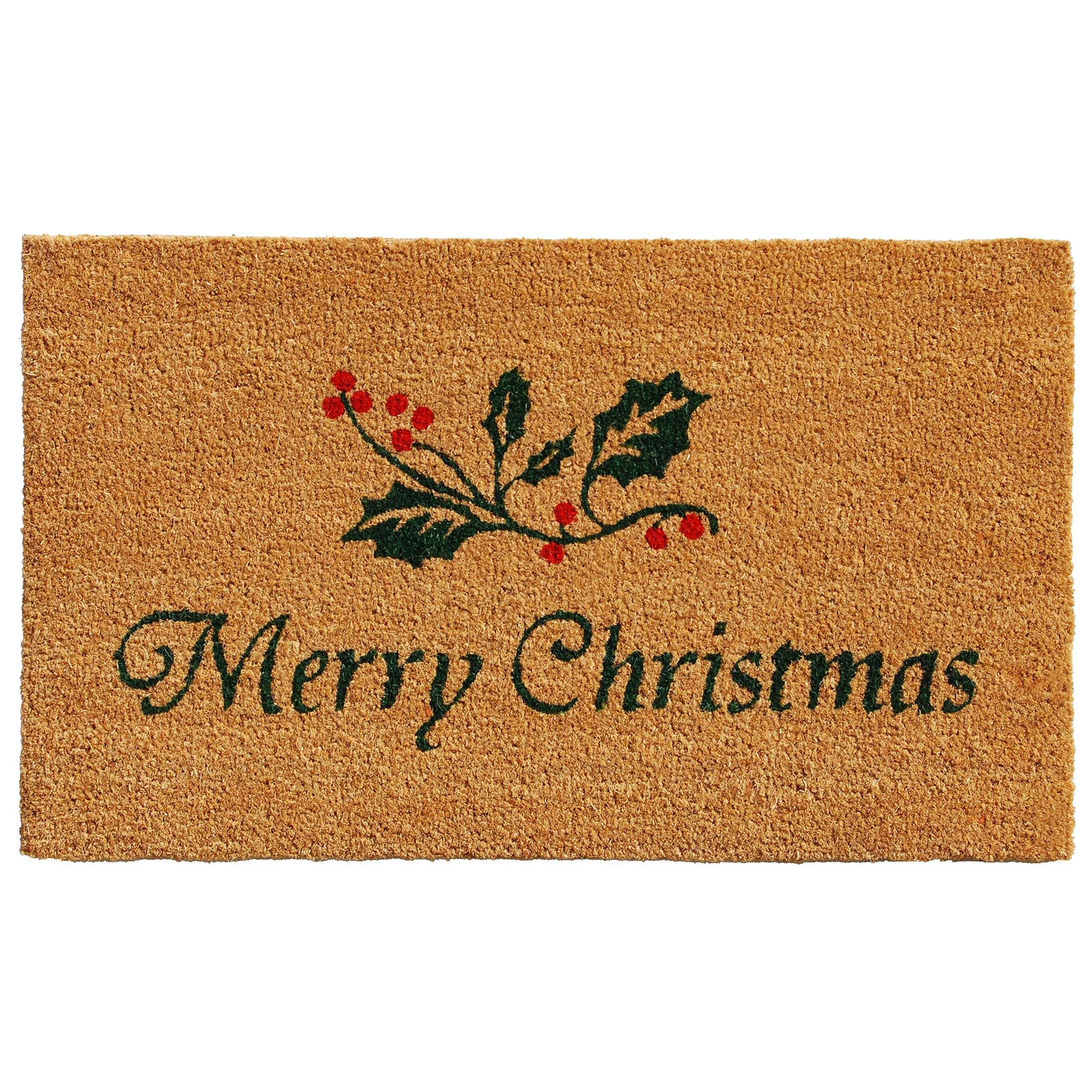 Calloway Mills Christmas Holly Doormat