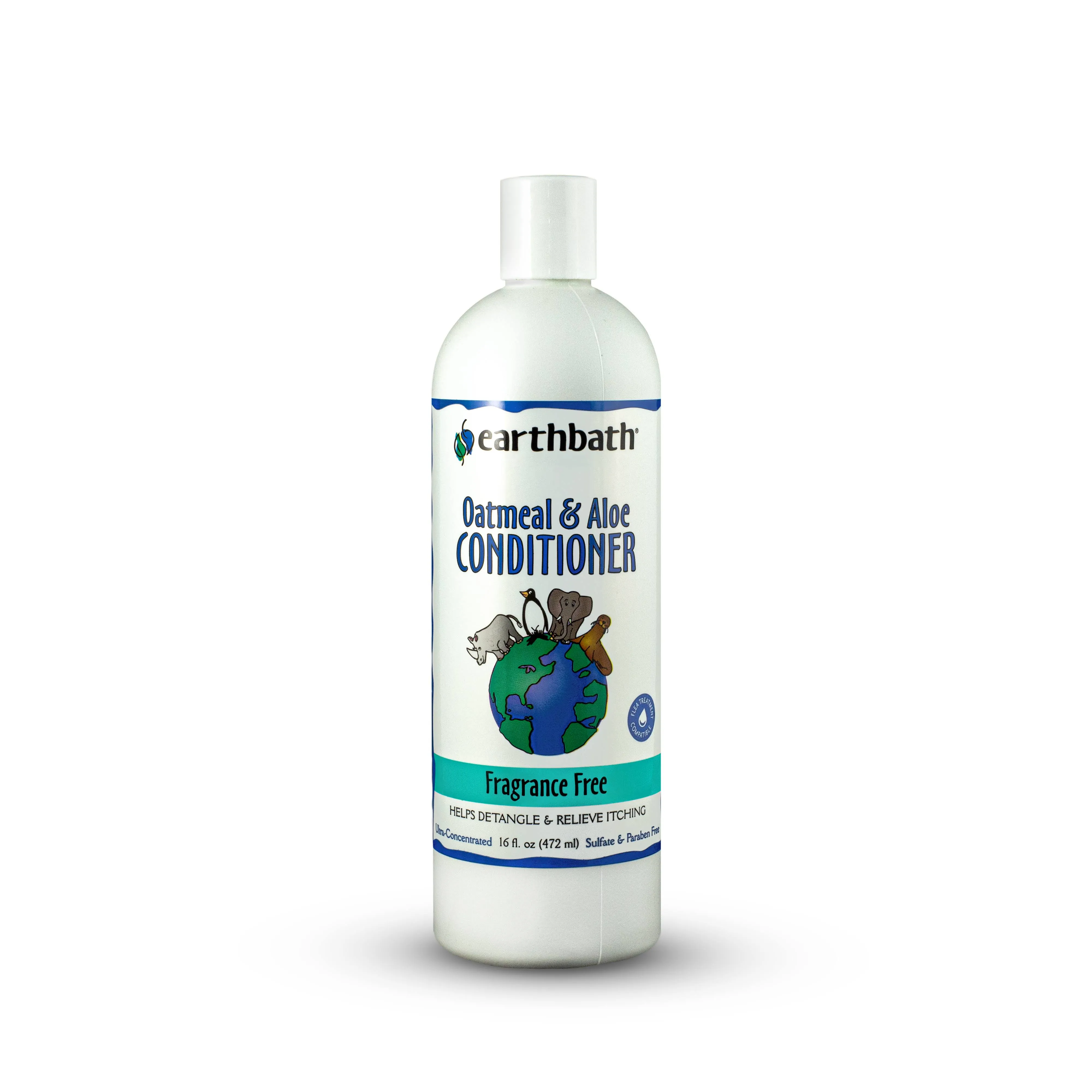 Earthbath - Oatmeal & Aloe Conditioner Fragrance Free 16 oz