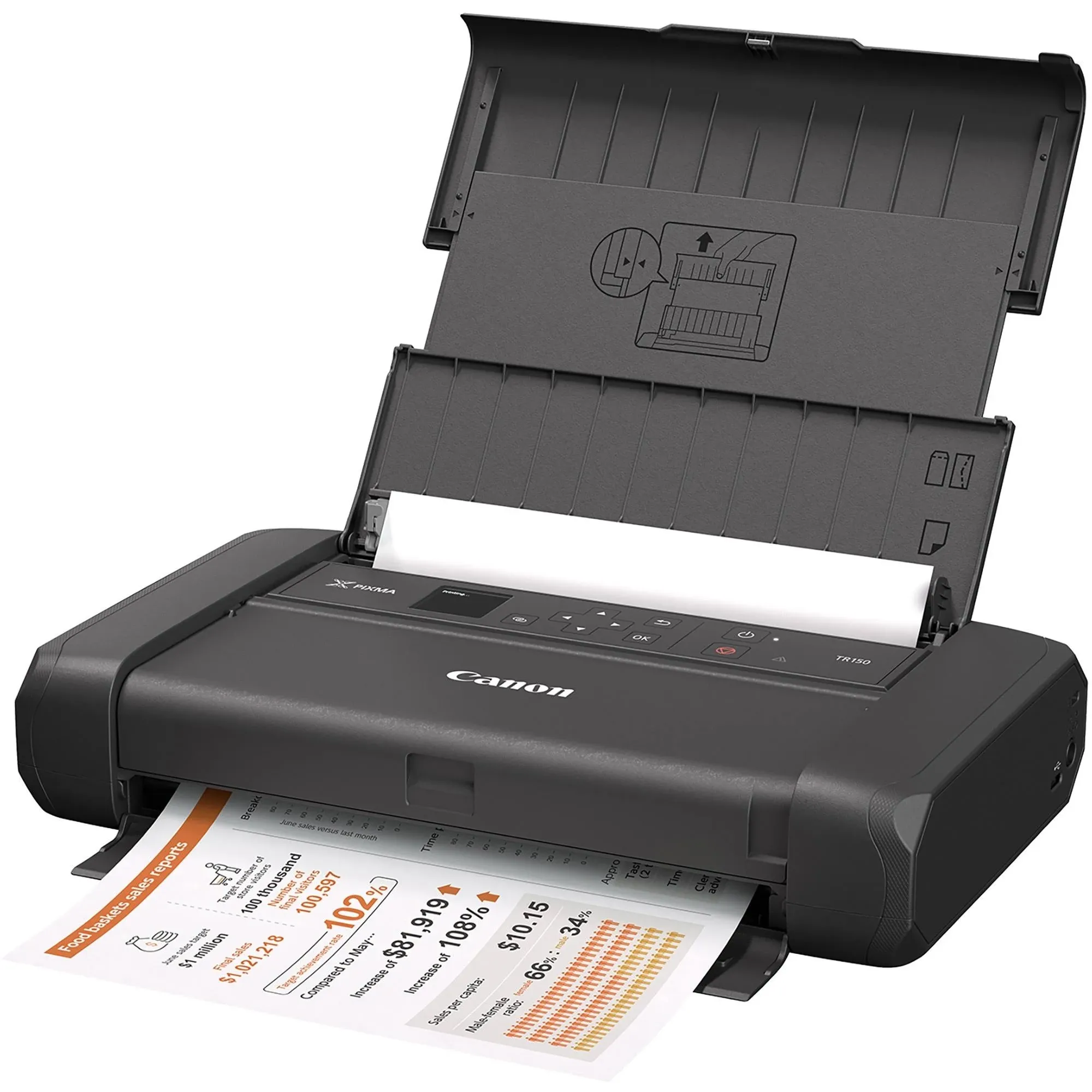 Canon PIXMA TR150 Portable Wireless Inkjet Printer 4167C002