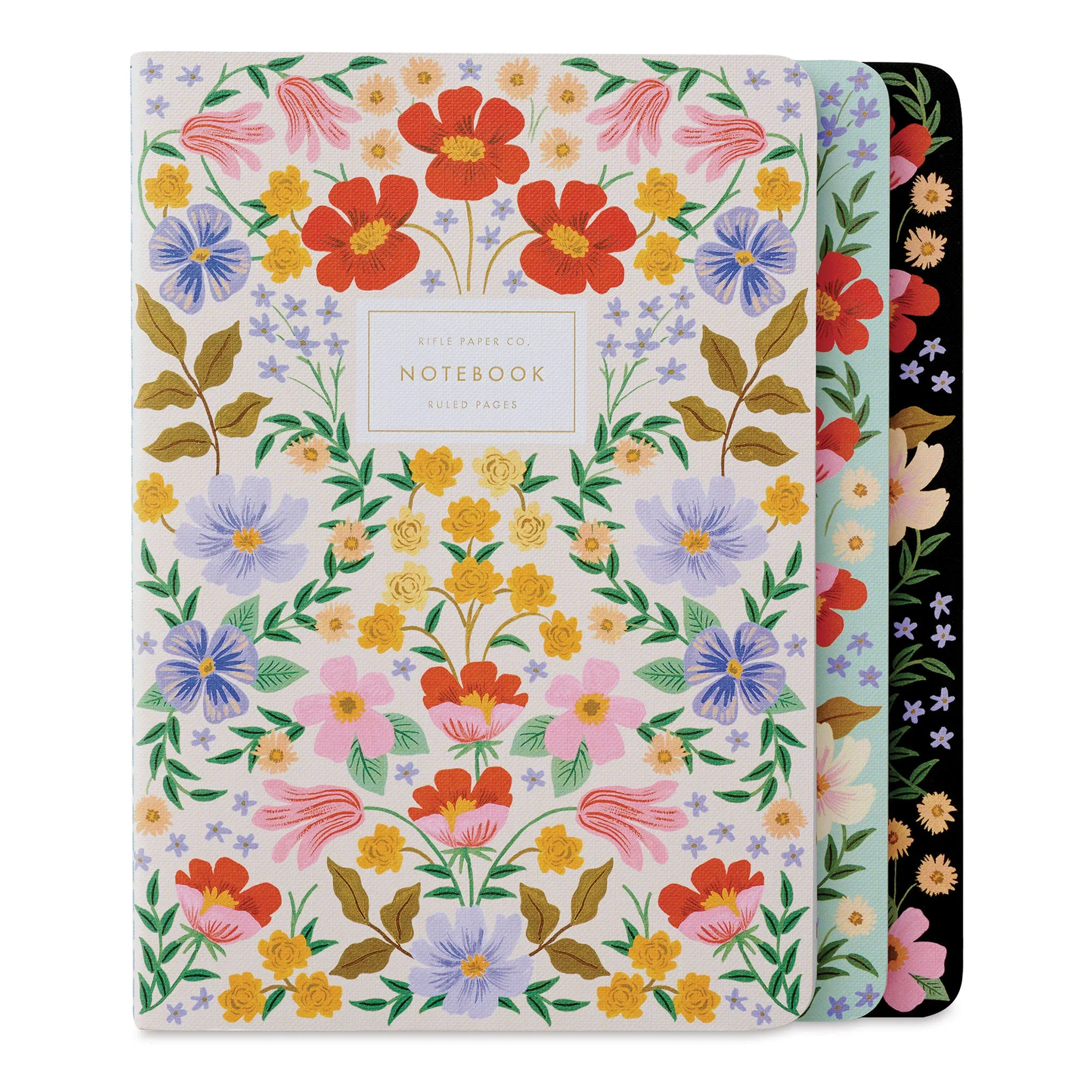 Rifle Paper Co - Set of 3 Bramble Notebooks