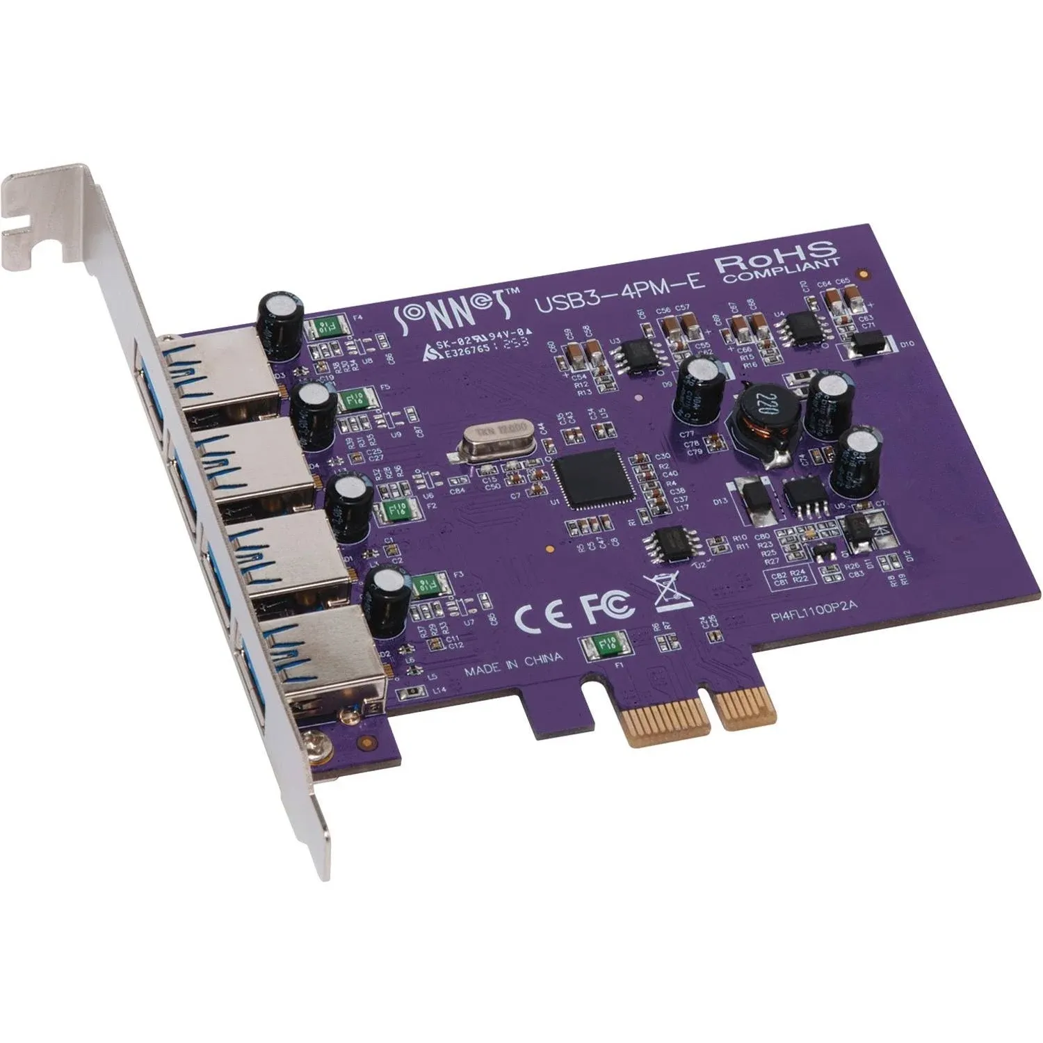 Sonnet Allegro USB 3.0 4-Port PCIe Card