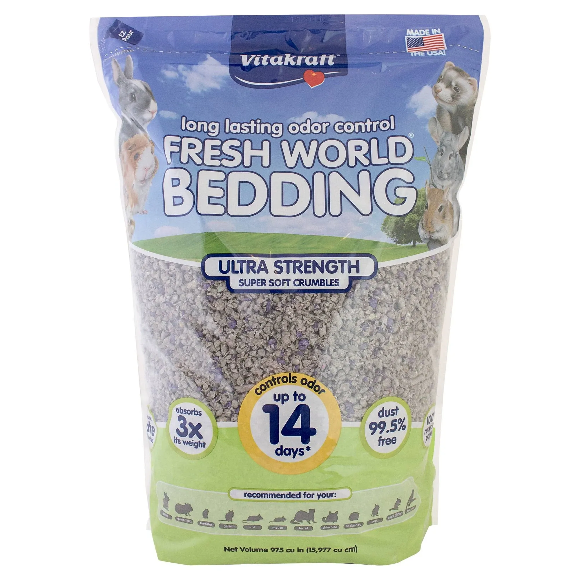 Vitakraft Fresh World Ultra Strength Small Animal Bedding